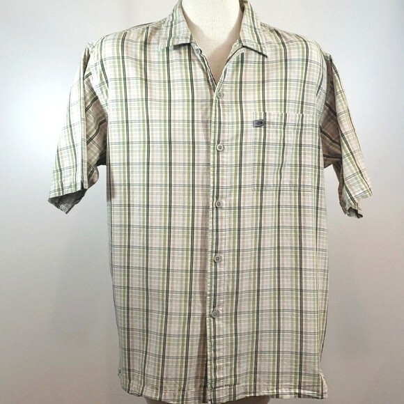 THE NORTH FACE A5 Series Short Sleeve Plaid size M - Picture 1 of 8